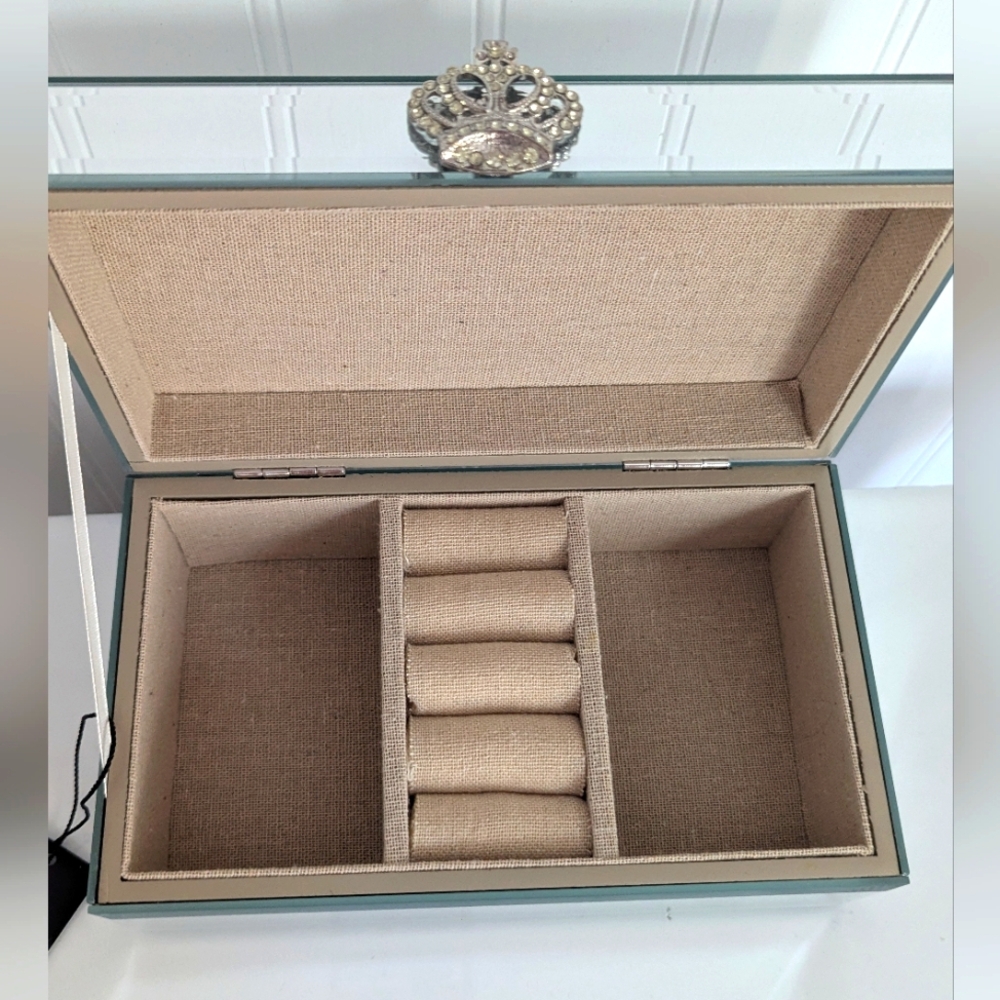 Rachel Zoe Glam Beveled Mirror Jewelry Box - Picture 4 of 12